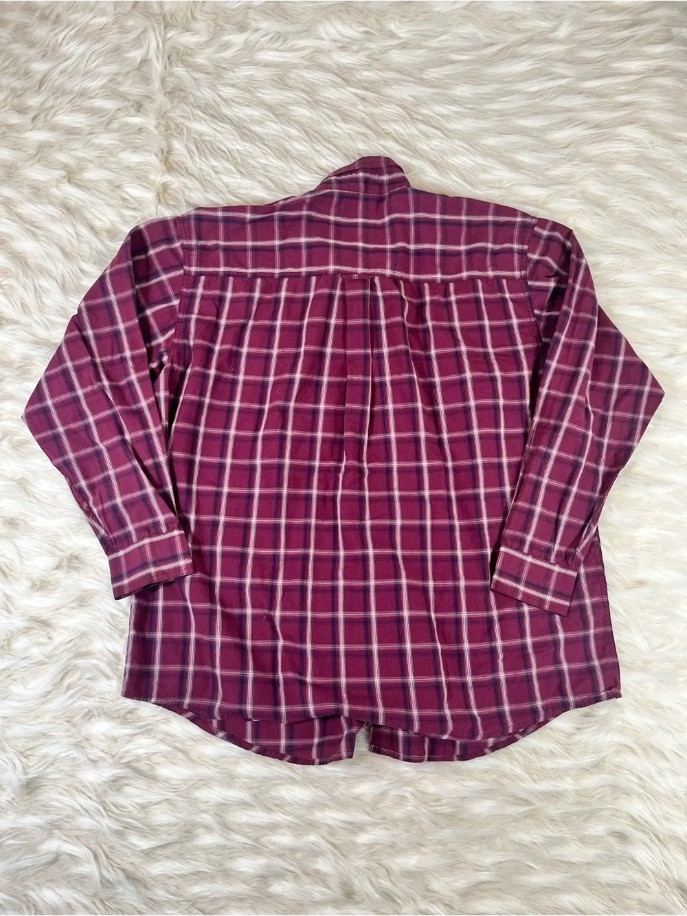 Wrangler Riata Western Shirt Men's XL Red Plaid - Picture 4 of 5